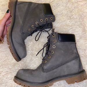 Womens Grey Waterproof Timberland Boots